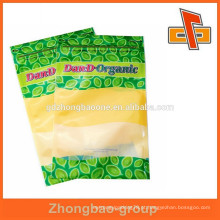 Food grade ziplock laminado sacos de plástico / saco de nozes saco plástico / saco de embalagem de alimentos fabricante